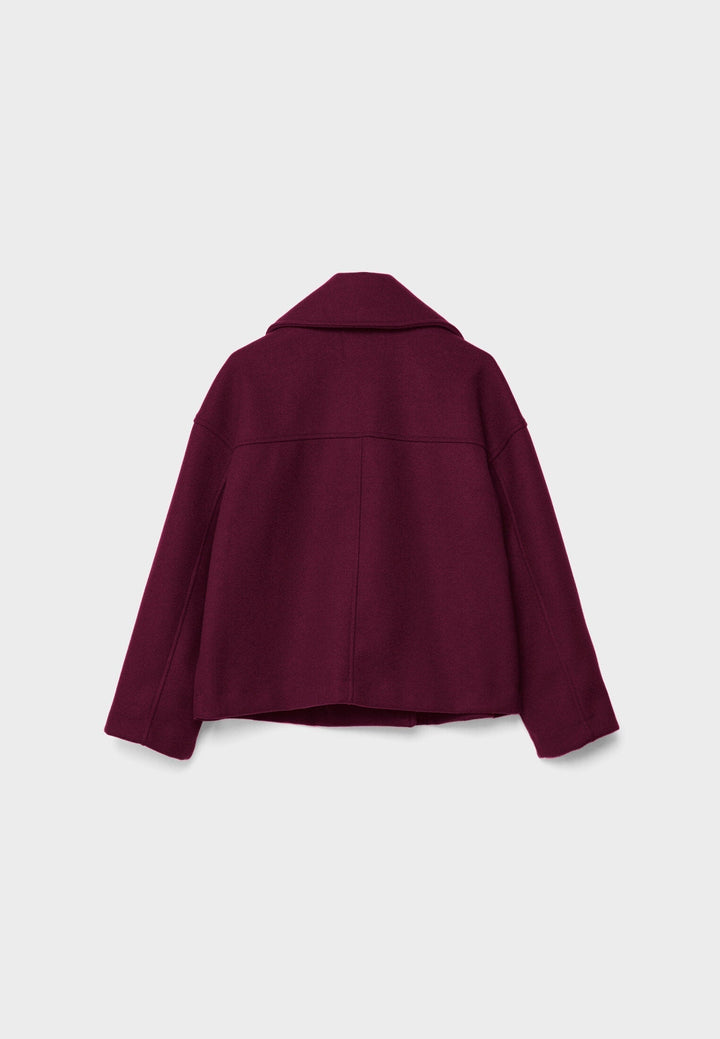Veste courte chic à double boutonnage