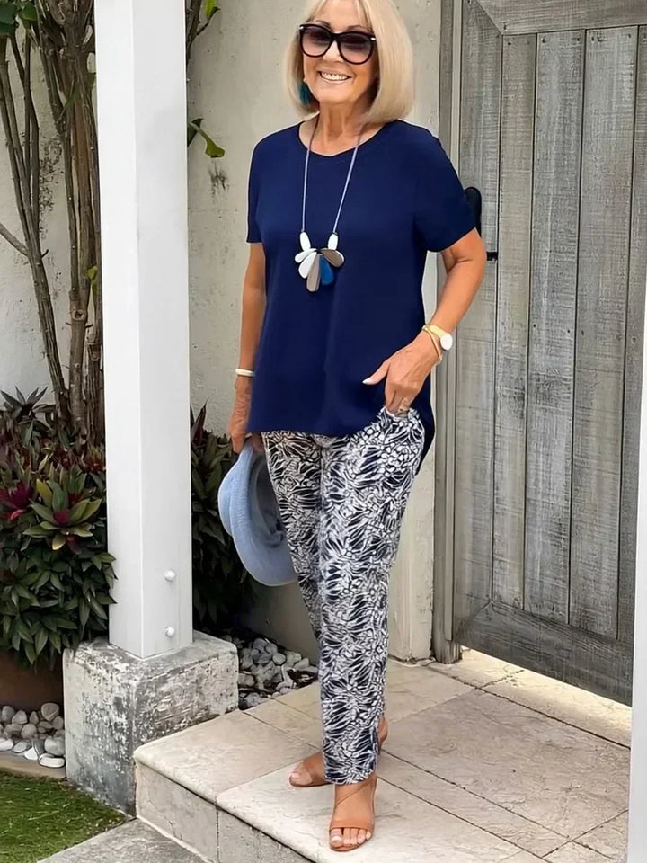 Laeticia™ Ensemble Ample | Haut Décontracté et Pantalon Fluide