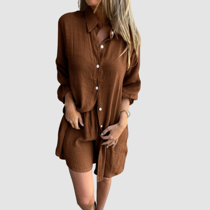 Geneviève™ Ensemble Stylé | Blazer Court et Jupe Crayon