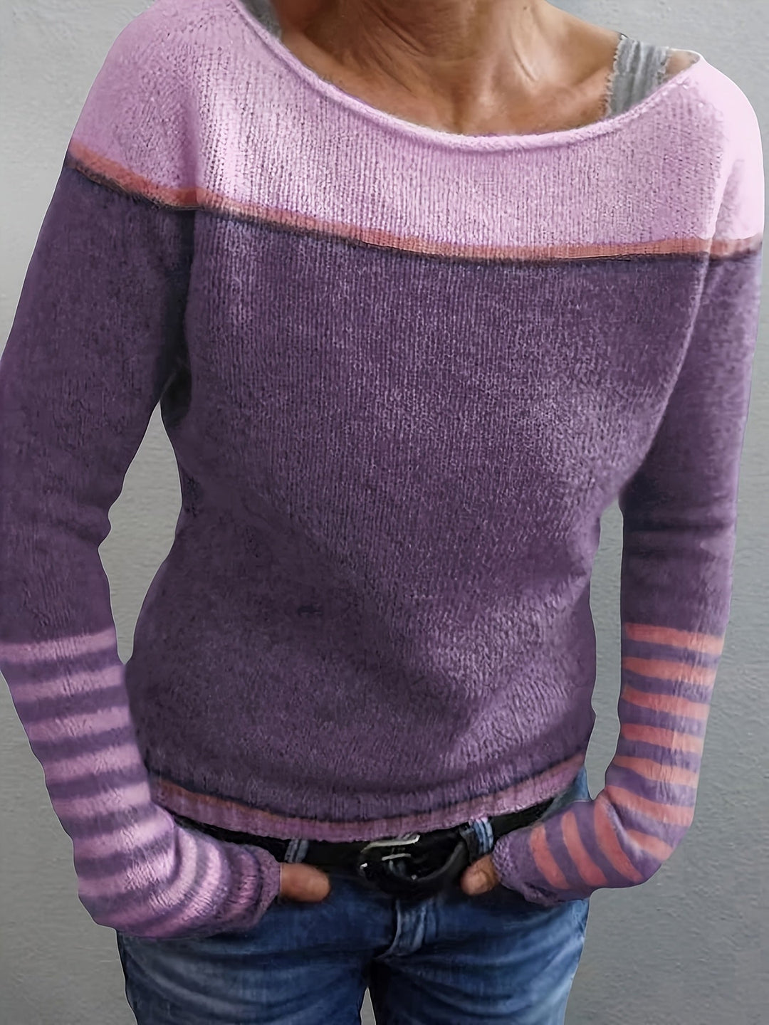 Élodie | Pull Rayures Douces