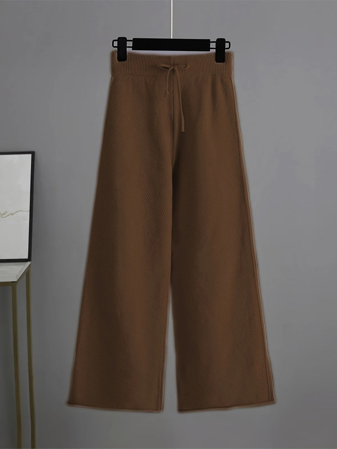 Émilie™ Ensemble Tricot Douillet | Pull Décontracté et Pantalon Large