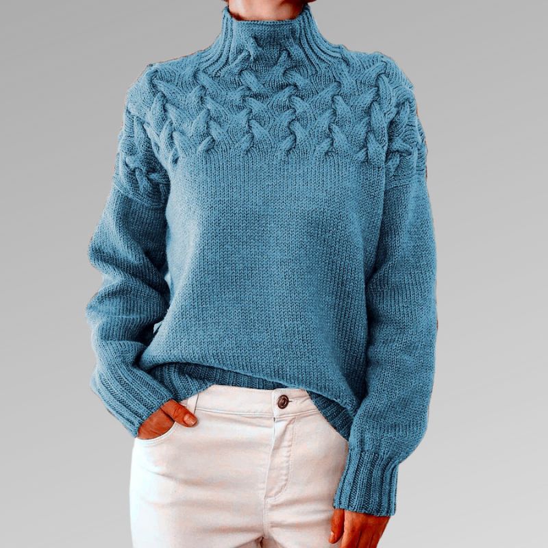 Victoire | Pull Maille Torsadée Élégante