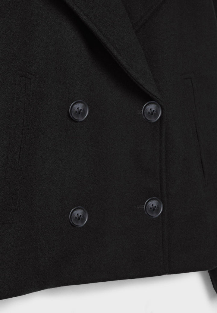 Veste courte chic à double boutonnage
