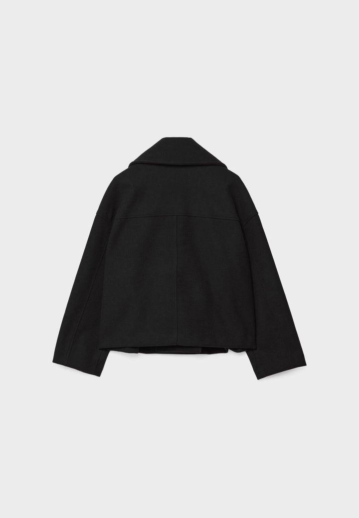 Veste courte chic à double boutonnage
