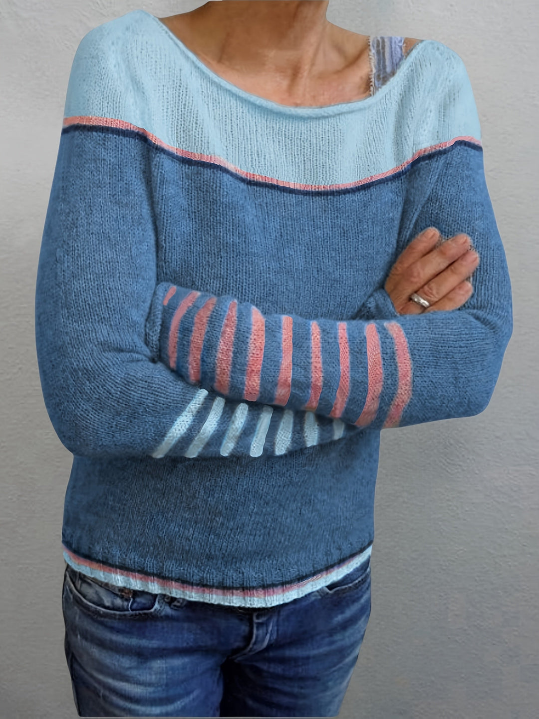 Élodie | Pull Rayures Douces