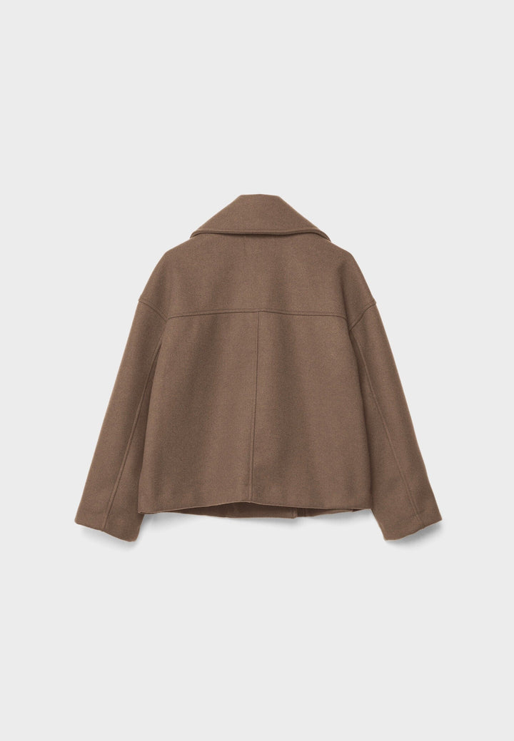 Veste courte chic à double boutonnage