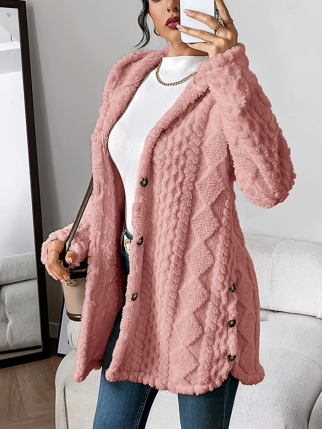 Amélie Marseille Maison | Manteau teddy chic
