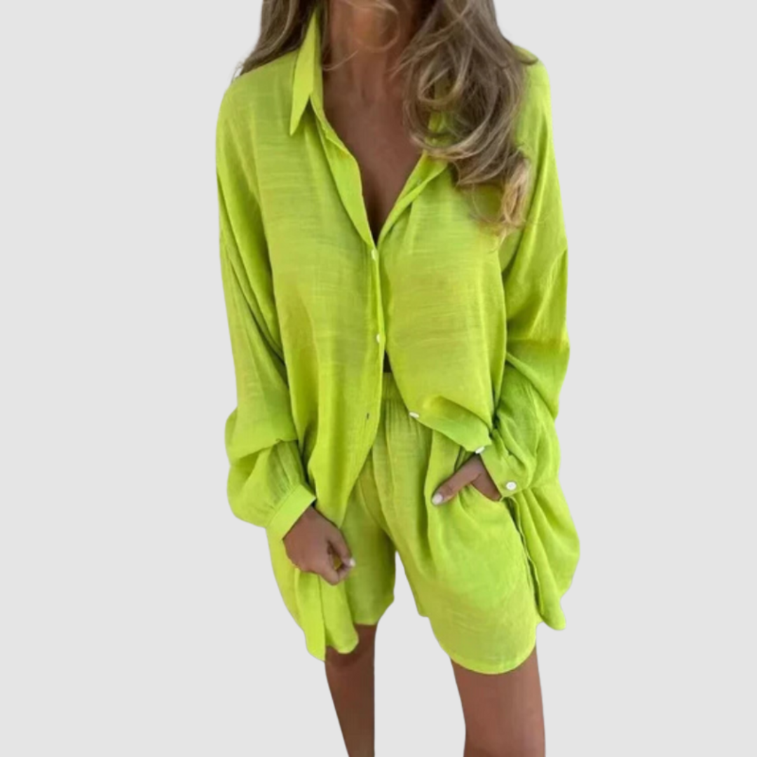 Geneviève™ Ensemble Stylé | Blazer Court et Jupe Crayon