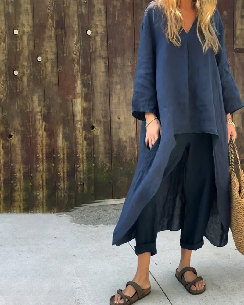 Caroline™ Ensemble Chic et Confortable | Haut Coordonné et Bas Décontracté