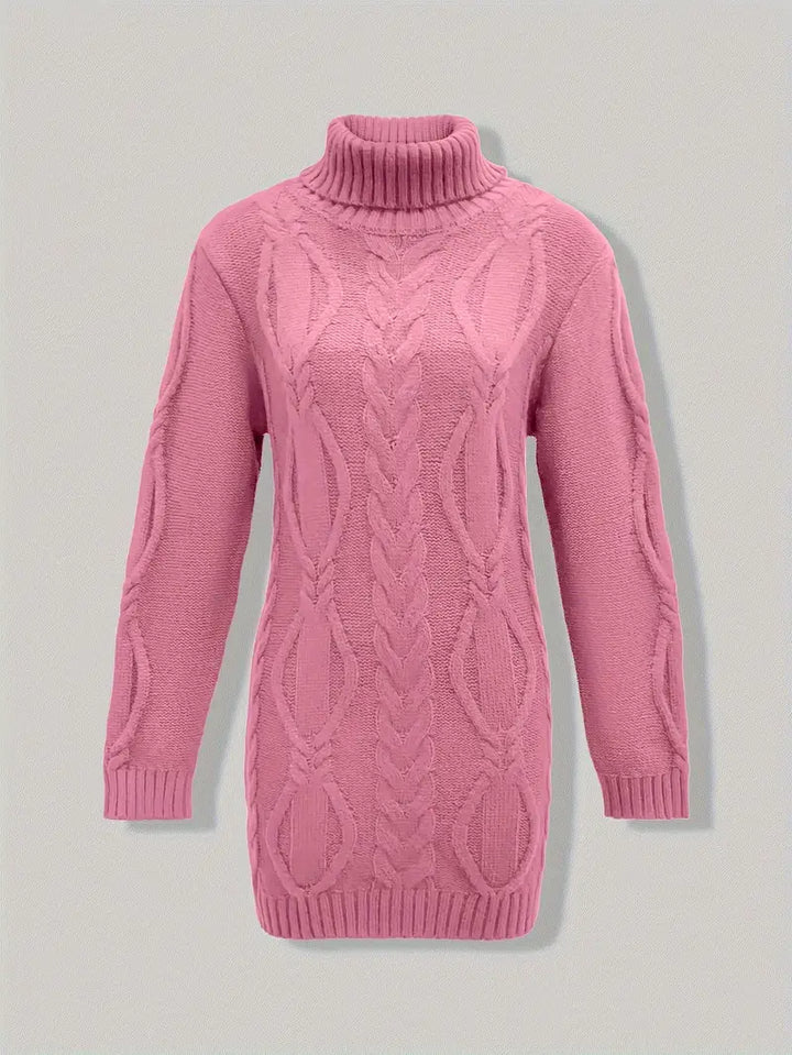 Valéria | Pull Long Torsadé d’Hiver