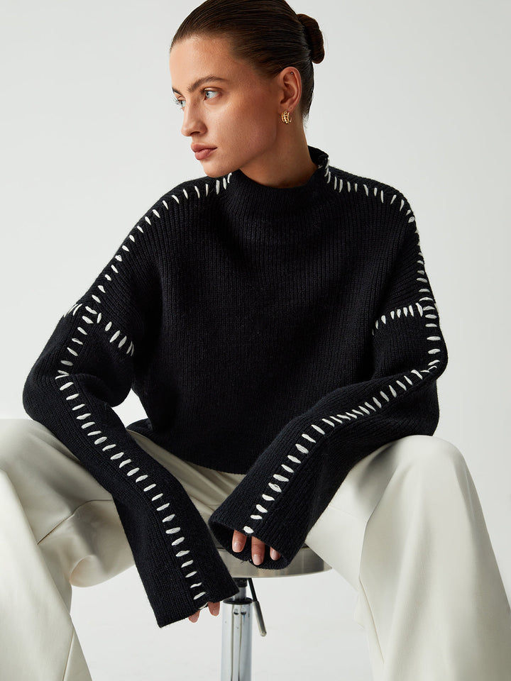 Éliane | Pull Découpes Élégantes