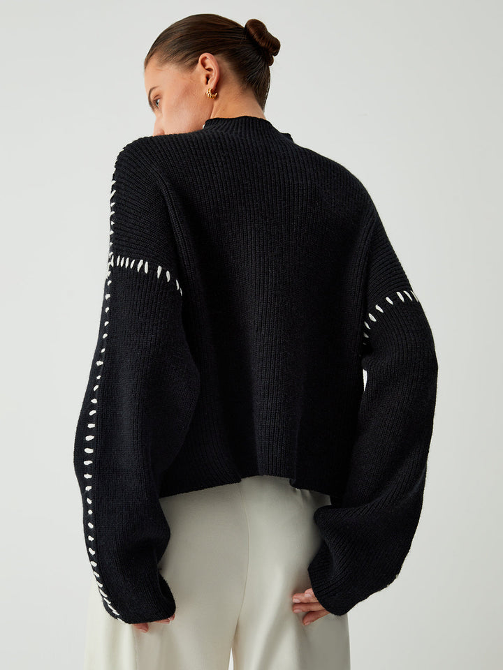 Éliane | Pull Découpes Élégantes