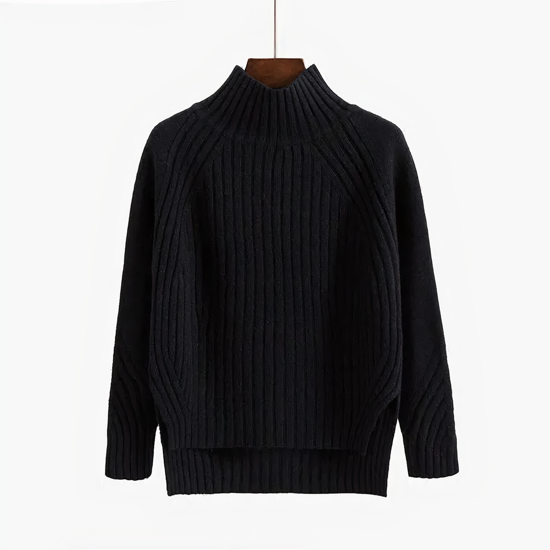 Amélia | Pull Maille Côtelée Douce