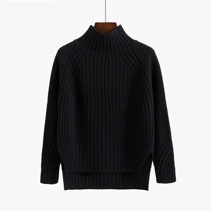 Amélia | Pull Maille Côtelée Douce