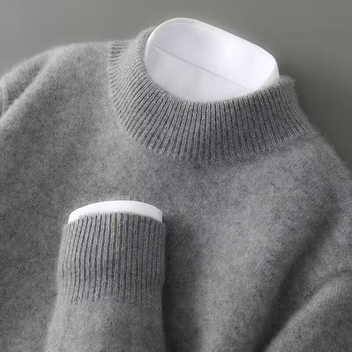 Sylvie | Pull en cachemire col montant