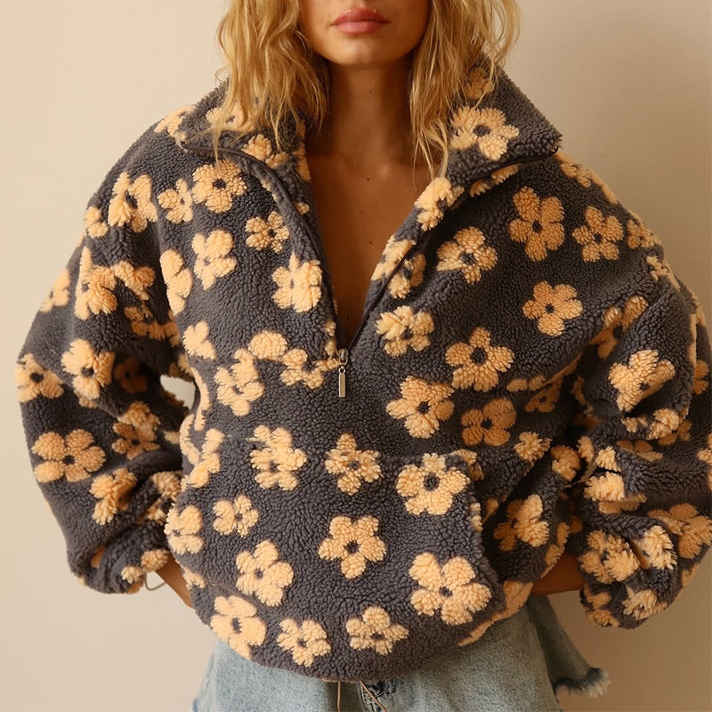 Suzan | Pull à imprimé floral
