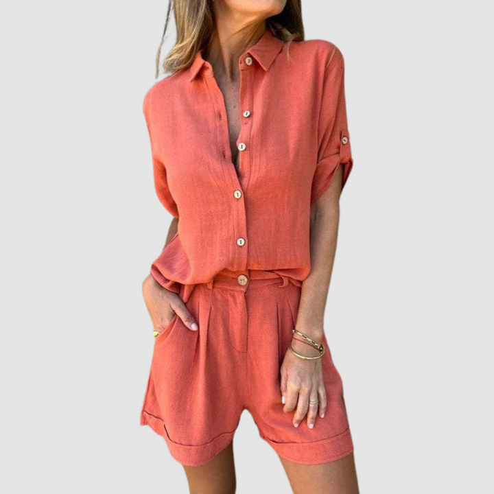 Alba™ Ensemble Estival | Haut Léger et Pantalon Décontracté