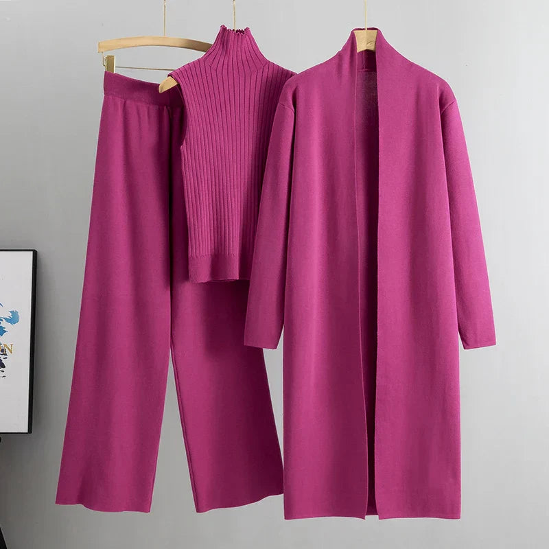 Julie™ Ensemble Trois Pièces Confortable | Style Naturel, Confiance Toute la Journée