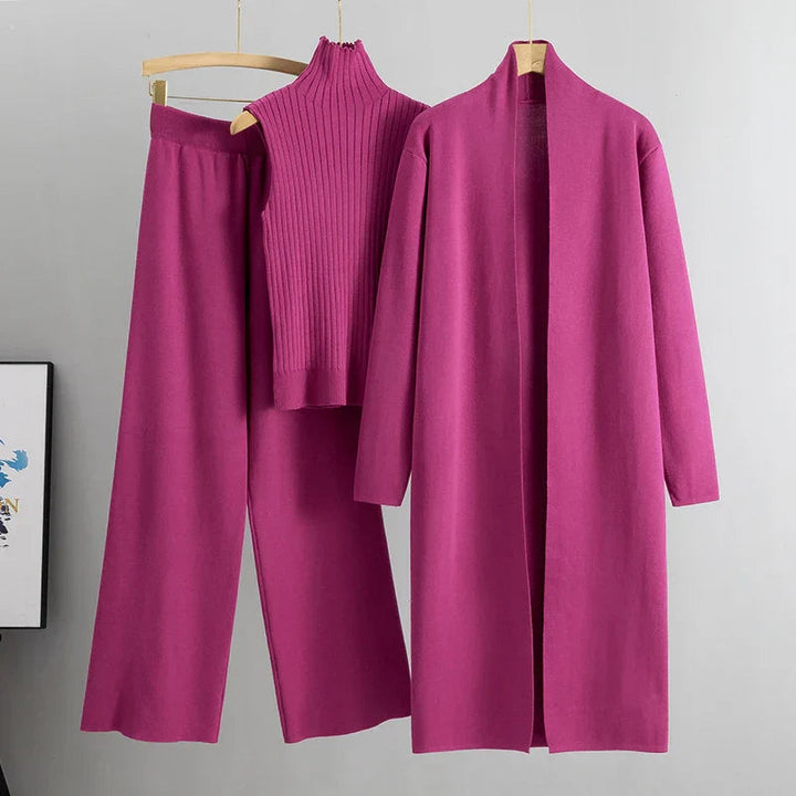 Julie™ Ensemble Trois Pièces Confortable | Style Naturel, Confiance Toute la Journée