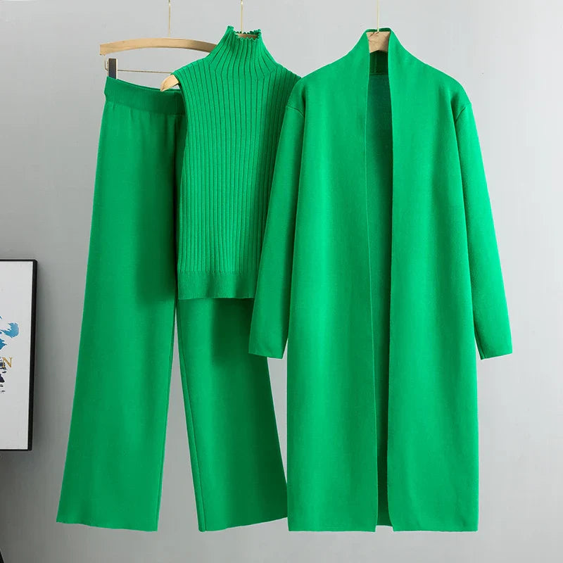 Julie™ Ensemble Trois Pièces Confortable | Style Naturel, Confiance Toute la Journée