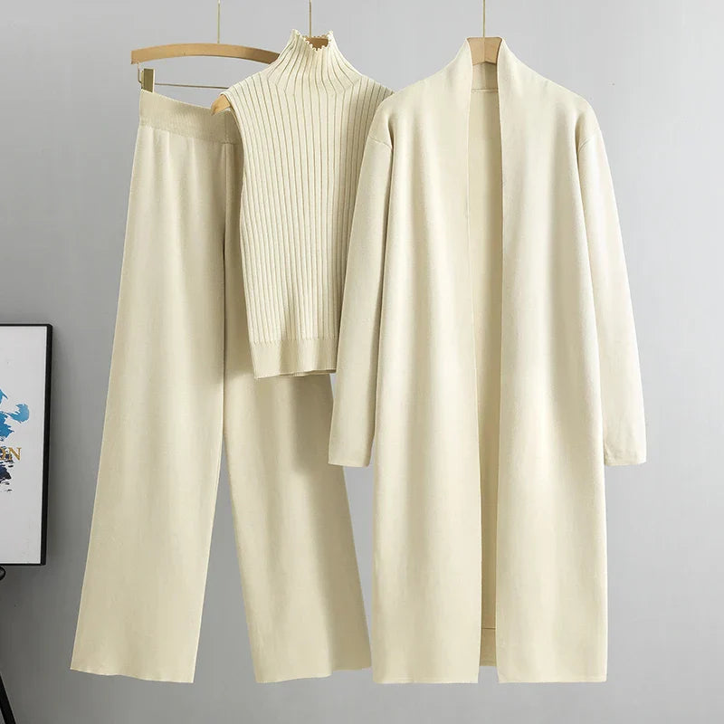 Julie™ Ensemble Trois Pièces Confortable | Style Naturel, Confiance Toute la Journée
