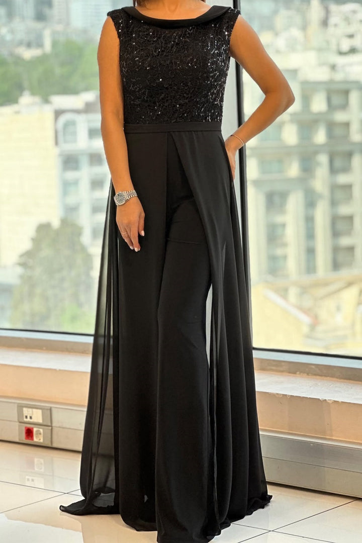 Fontella™ Combinaison en Tulle Texturé | Combinaison Soirée Élégante