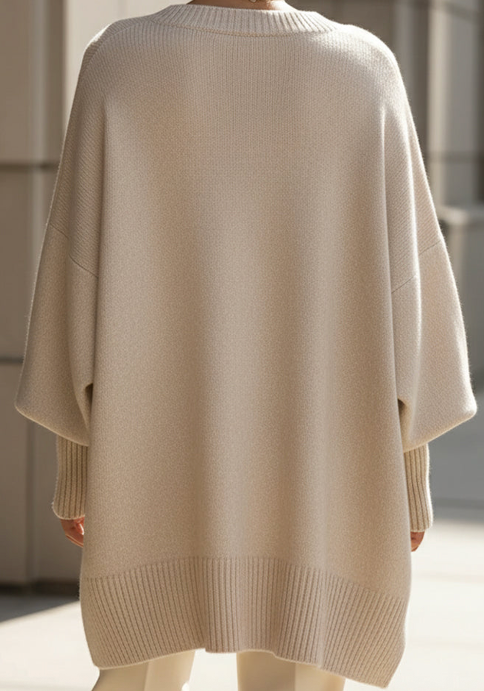 Jeanne | Pull ample en cachemire col rond