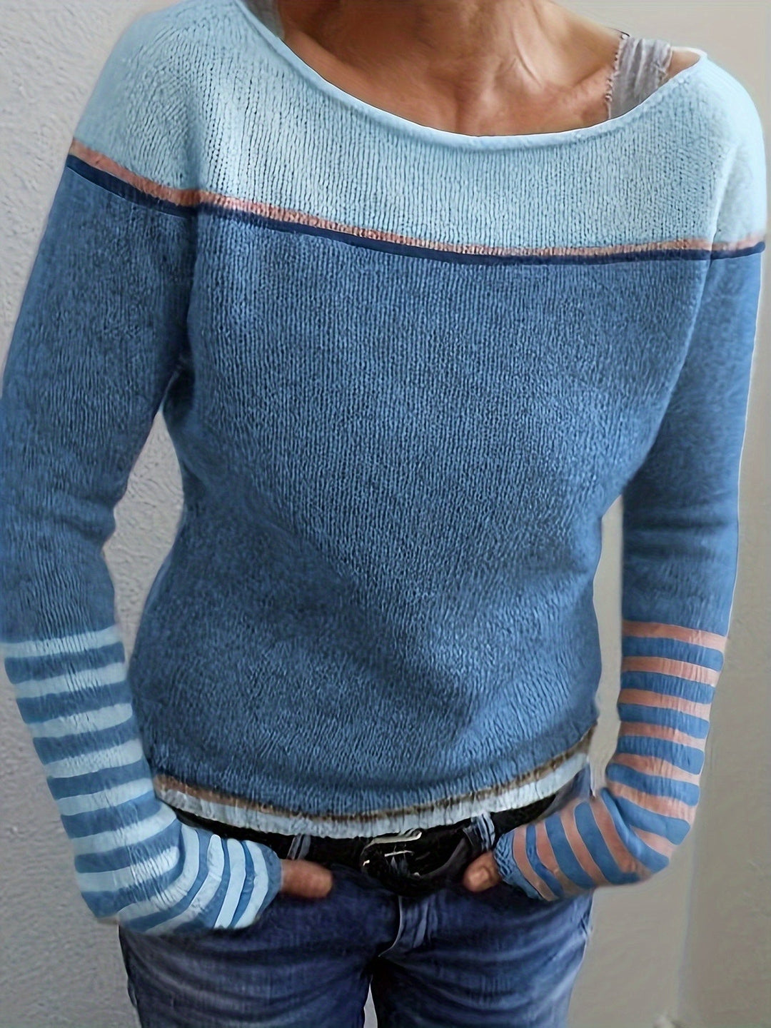 Élodie | Pull Rayures Douces