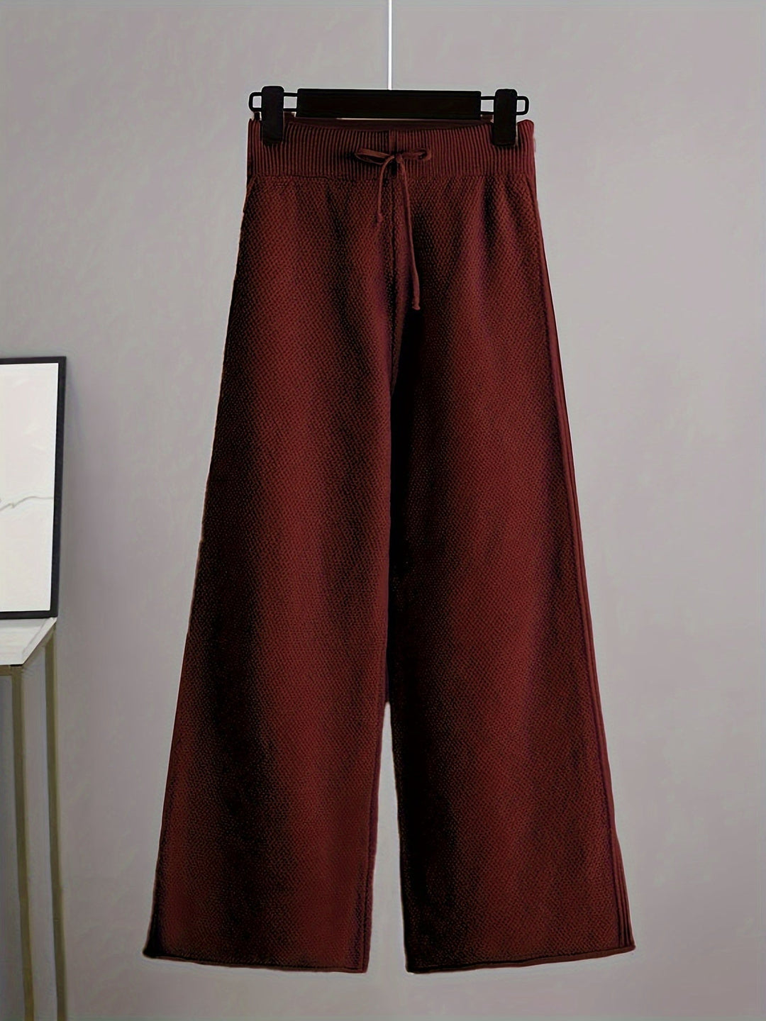 Émilie™ Ensemble Tricot Douillet | Pull Décontracté et Pantalon Large