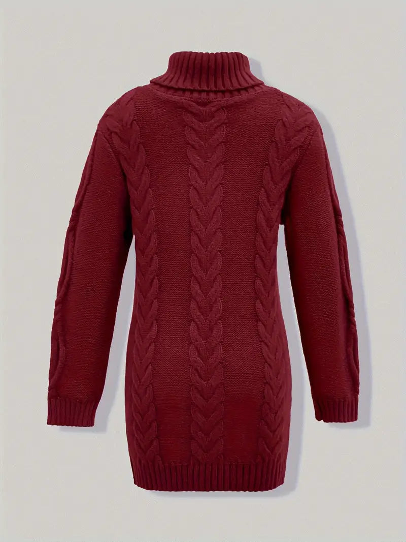 Valéria | Pull Long Torsadé d’Hiver