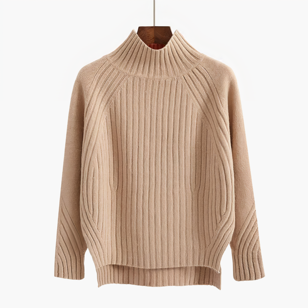 Amélia | Pull Maille Côtelée Douce