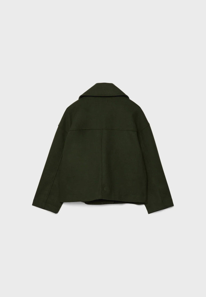 Veste courte chic à double boutonnage