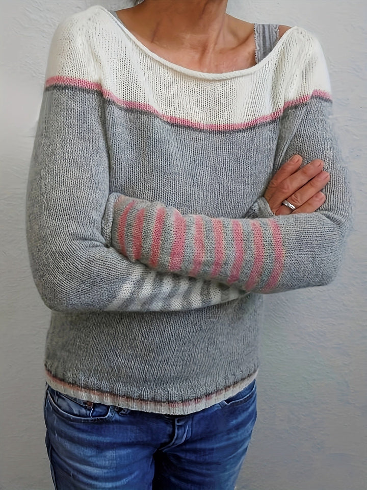 Élodie | Pull Rayures Douces