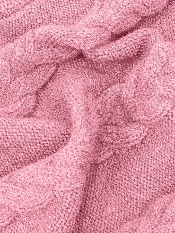 Valéria | Pull Long Torsadé d’Hiver