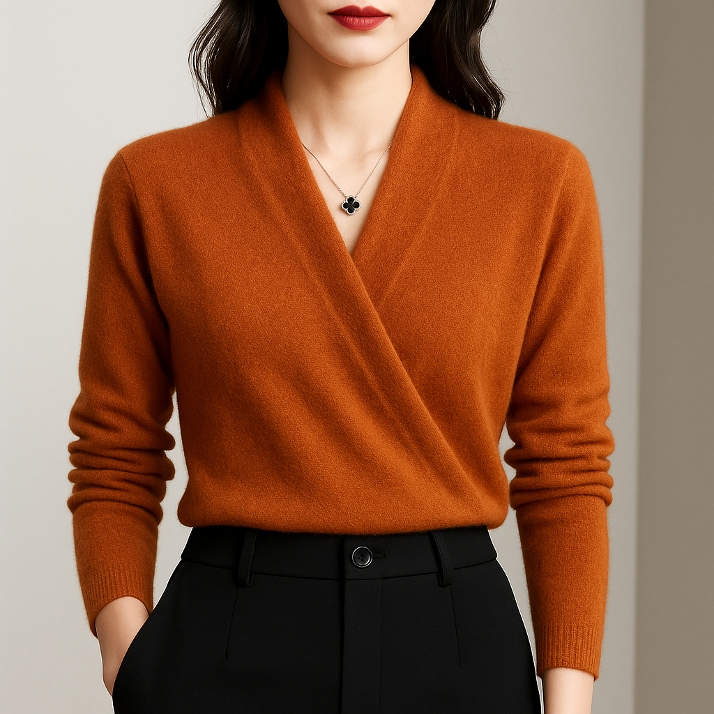 Camille | Pull Cache|Cœur Élégant