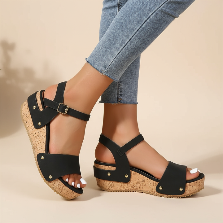 Daniela – Sandales Compensées Élégantes