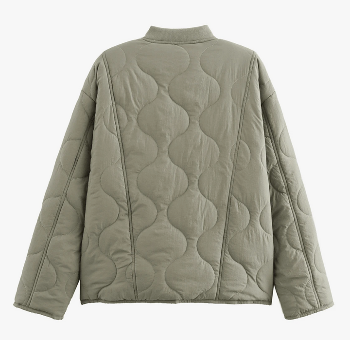 Amélie | Veste matelassée léopard