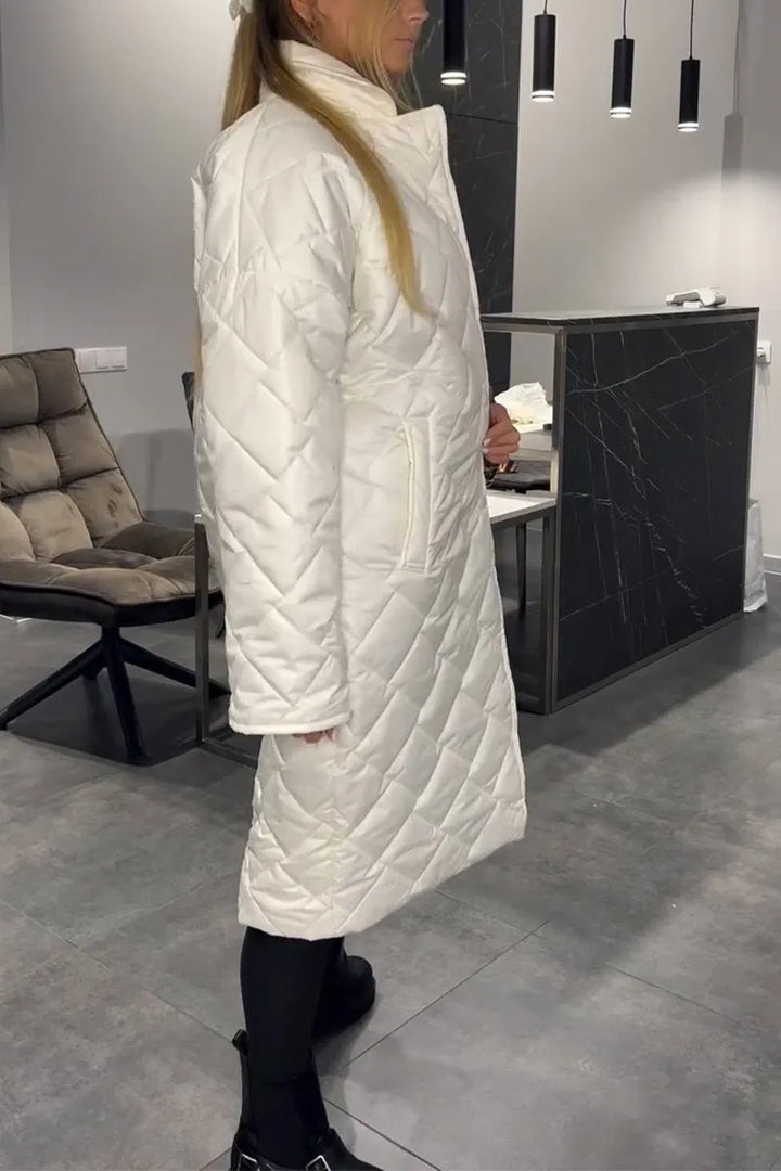 Victoire | Manteau réversible matelassé avec doublure léopard
