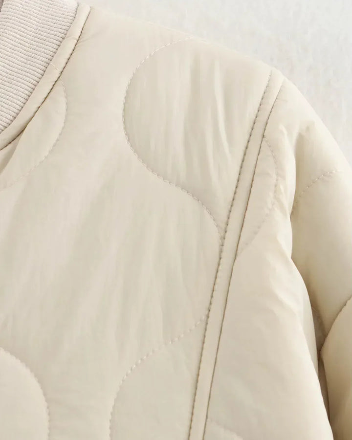 Amélie | Veste matelassée léopard