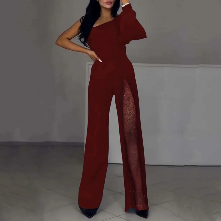 Allie™ Combishort Court Évasé Épaule Dénudée | Combishort Estival Stylé