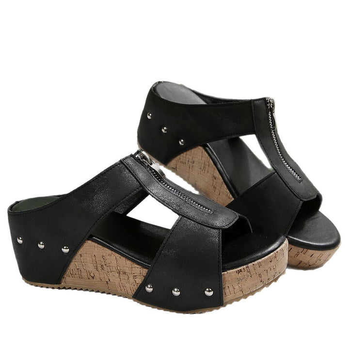 Gigi – Sandales Compensées Chics