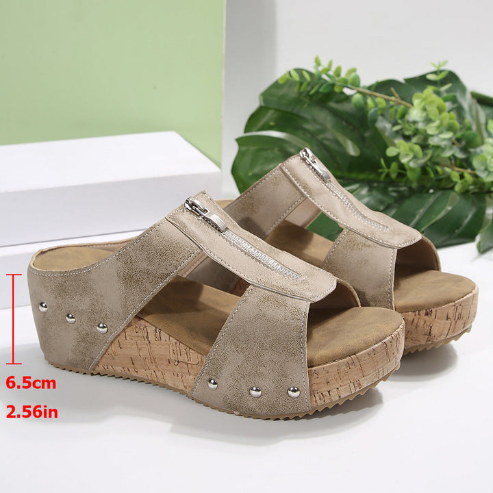 Gigi – Sandales Compensées Chics