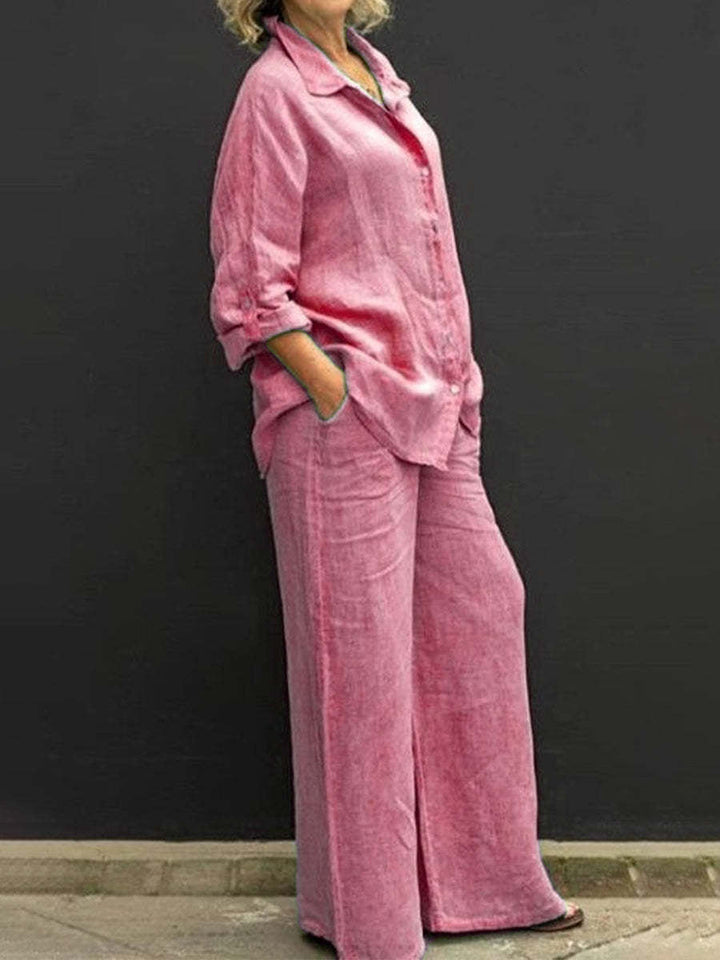 Shéona™ Ensemble Élégant et Naturel | Ensemble Femme Raffiné