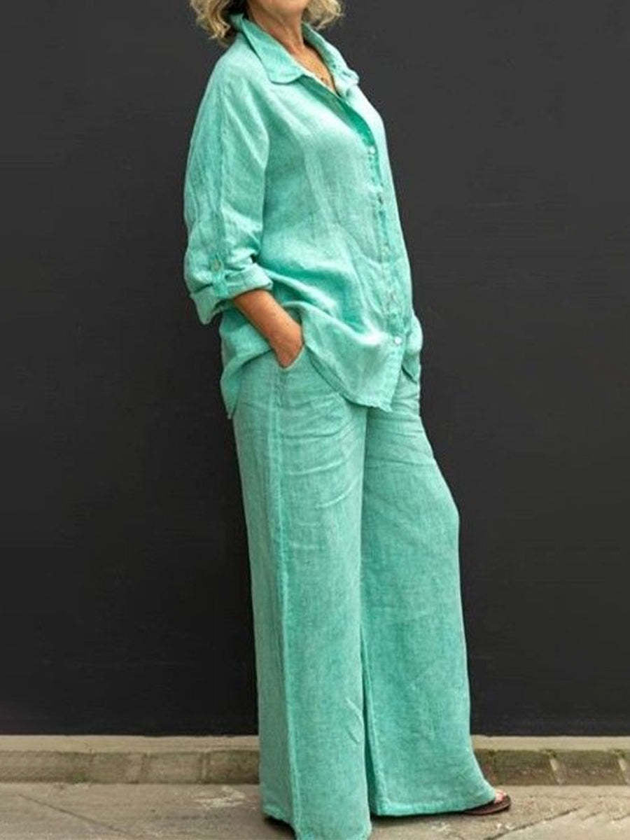 Shéona™ Ensemble Élégant et Naturel | Ensemble Femme Raffiné