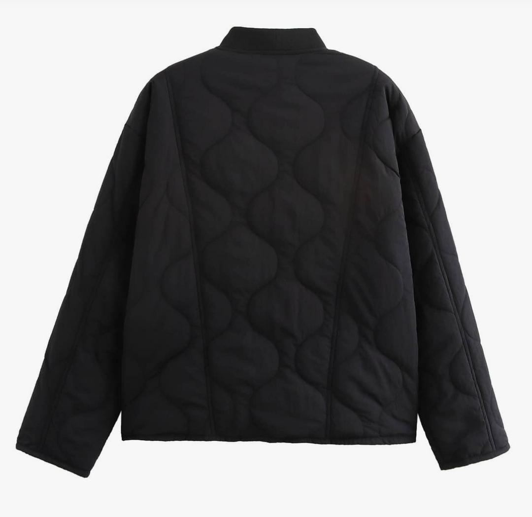 Amélie | Veste matelassée léopard